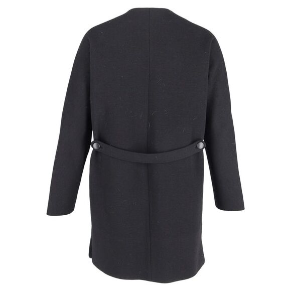 Balenciaga 60s Archive Coat in Black Virgin Wool - Picture 3 of 3